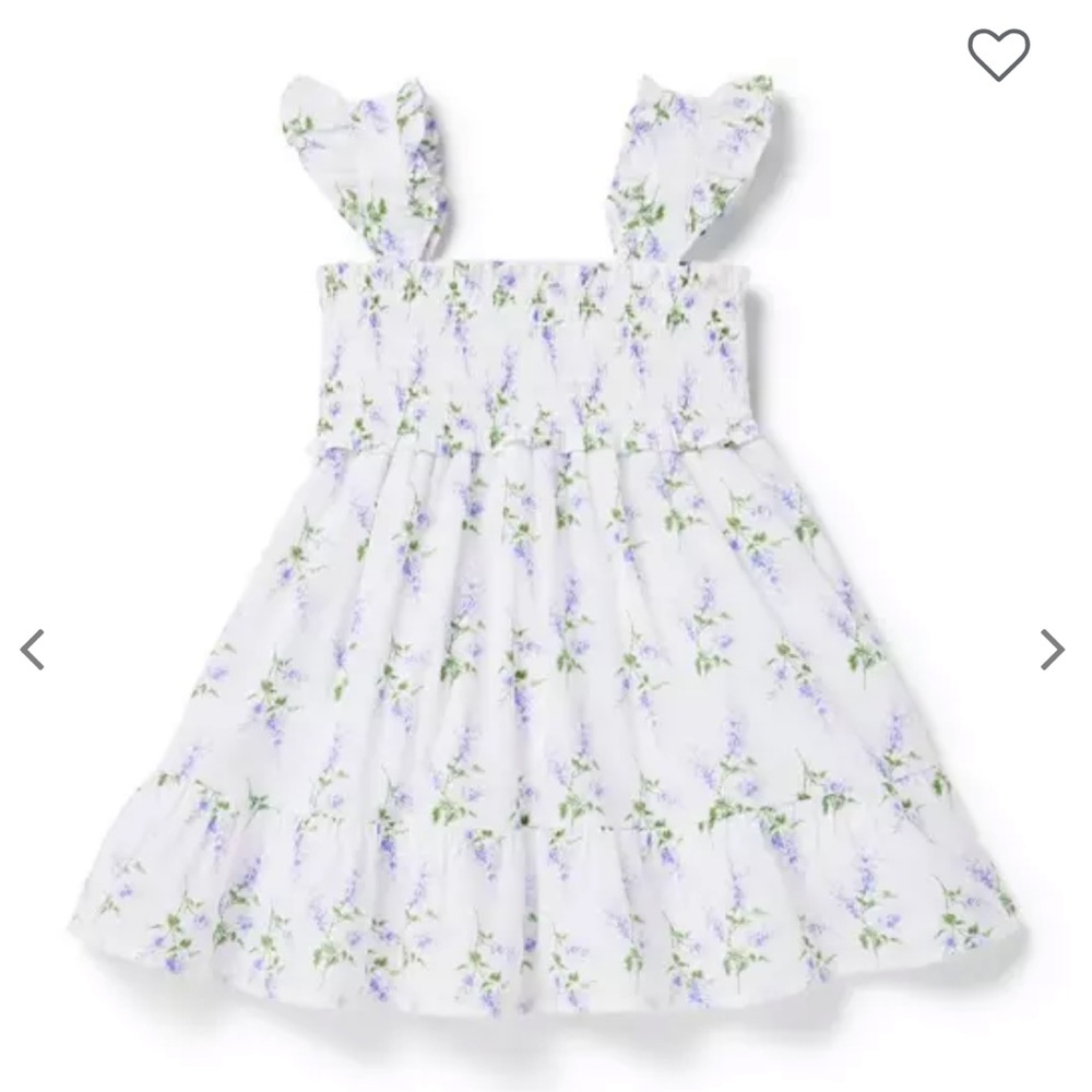 Janie and Jack The Emily Floral Smocked Sundress